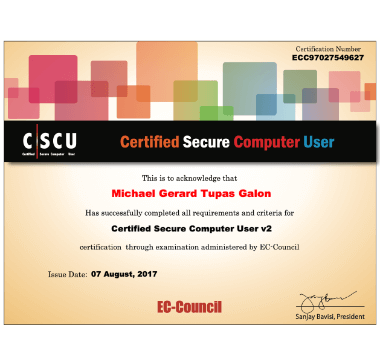 EC-Council: Certified Secure Computer User