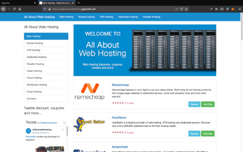 All About Web Hosting